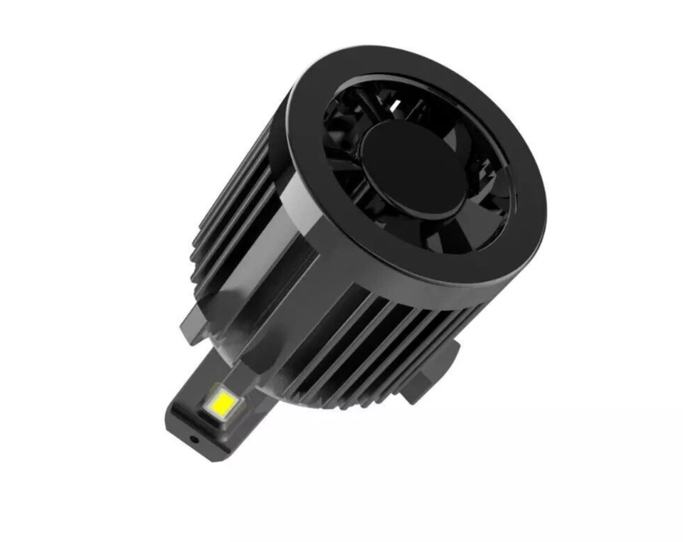 VW Golf MK6 MK7 - H7 COB LED Headlight Bulbs Kit 7600 Lumens Canbus 72W HID G2 - Image 3 of 4