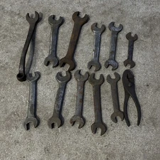 Williams And Other Wrenches Open End Closed End Pliers Tools Vintage