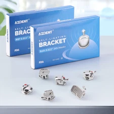 Dental Orthodontic Brackets Braces Spherical Self-Ligating Roth/MBT.022 345Hooks