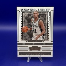 2019-20 Panini Contenders Tim Duncan Winning Ticket #23 San Antonio Spurs HOF
