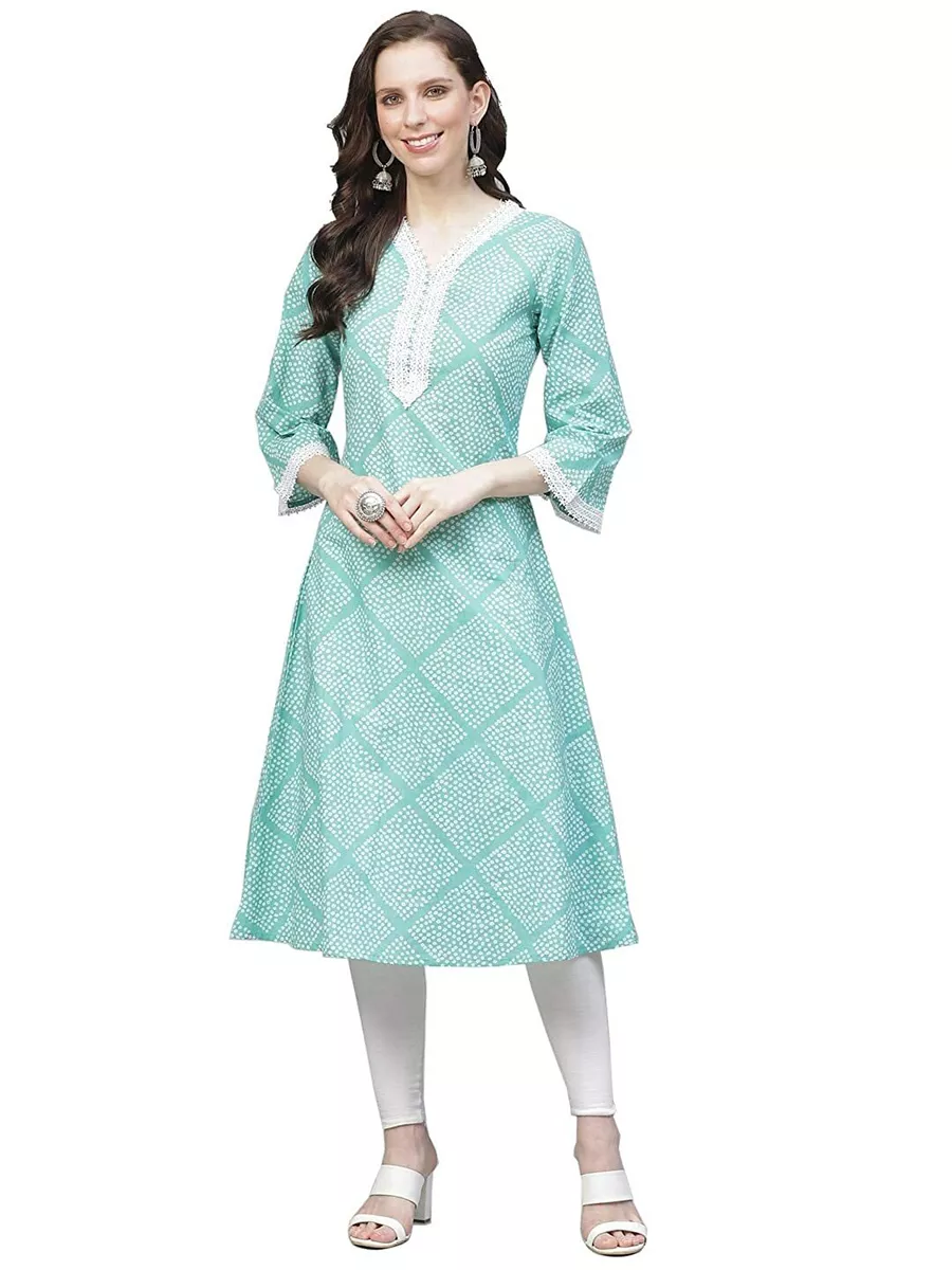 A Line Party Wear Kurti | 3d-mon.com