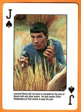 Star Trek(Spock-Leonard Nimoy)Single Swap Playing Card