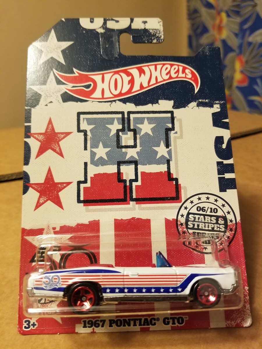 ホットウィール 2018 HW 50TH STARS AND STRIPES 2018 Hot Wheels 50th Anniversary Stars and Stripes 1967 PONTIAC