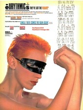 1983  Eurythmics "Touch" Record  Album Release Reproduction Promo Ad