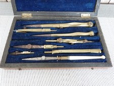 ANCIENNE BOITE COFFRET DE COMPAS