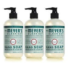 Mrs Meyer's Clean Day Birchwood Hand Soap Pack of 3 Aromatherapeutic 12.5 Fl Oz
