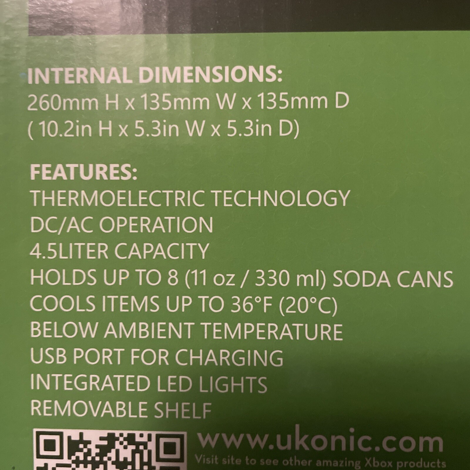 Xbox Series X Replica Mini Fridge Limited Edition NEW Holds Up To 8