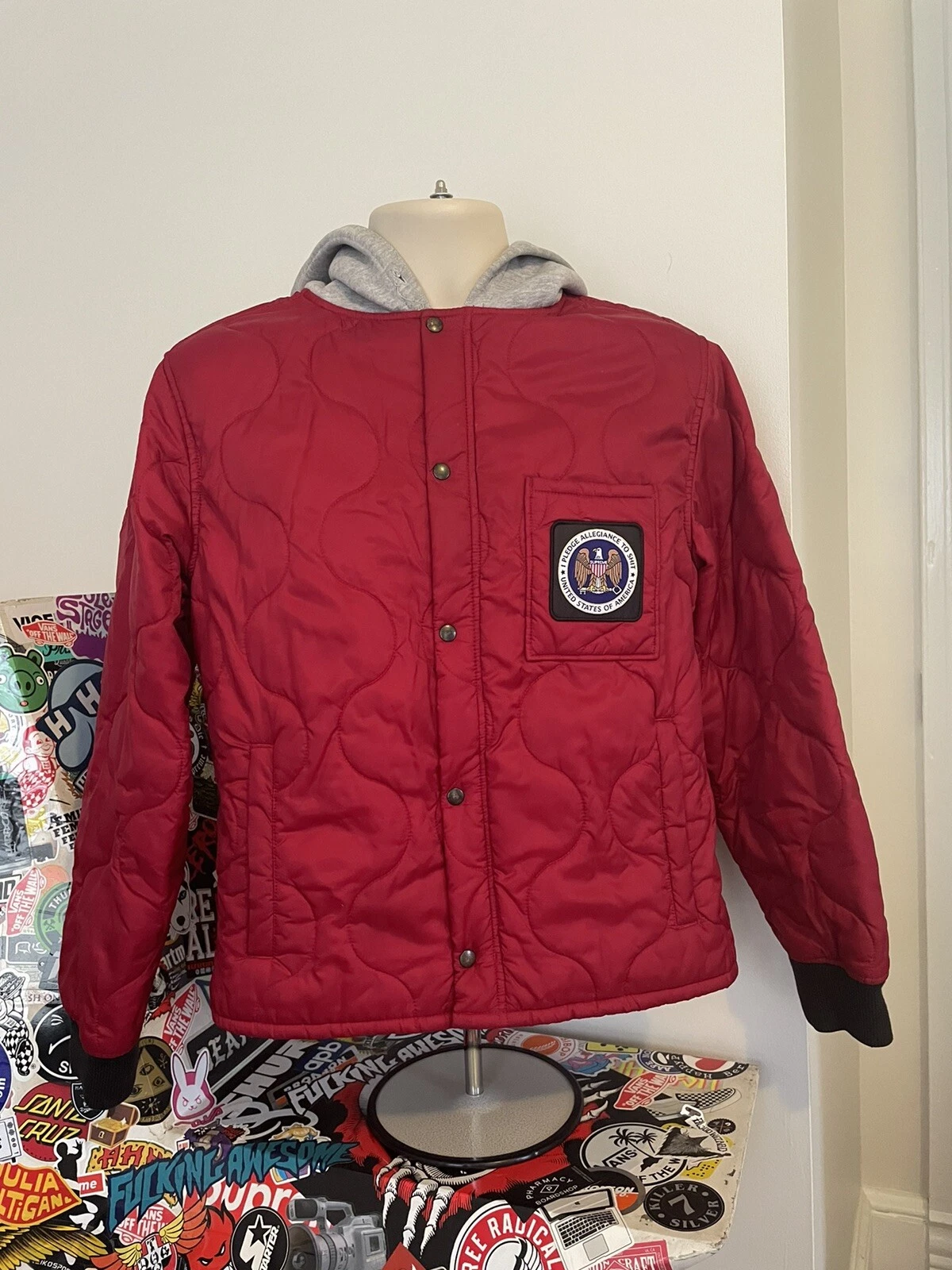 Veste matelassée Supreme « je promets allégeance à sh*t » taille S