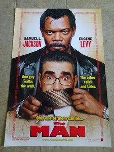 THE MAN - MOVIE POSTER WITH SAMUEL L. JACKSON AND EUGENE LEVY