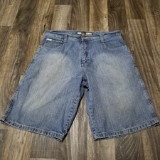 Vintage Southpole Jean Shorts Men  s 38 Gold Tab Baggy Y2K Denim 12  Jorts