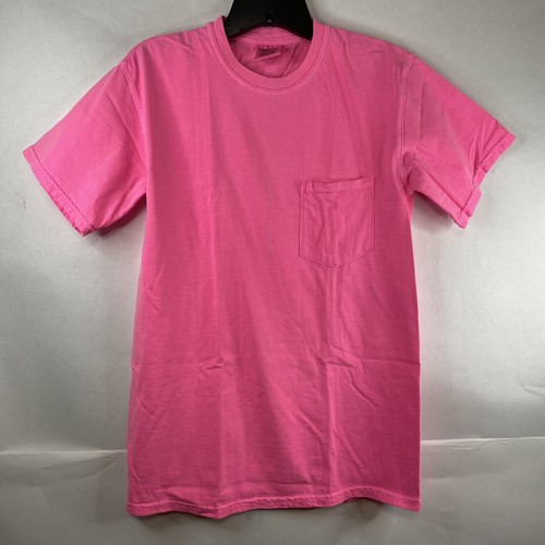 Hot Bright Pink Pocket Tee 