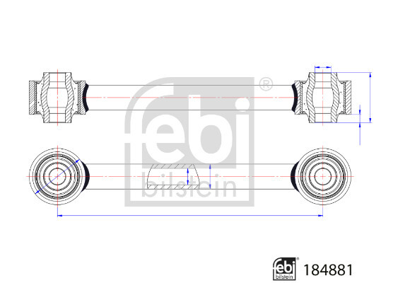 Febi Querlenker Hinten FüR Hyundai Grand Santa FÉ IX35 Iii Kia Sorento Ii-image
