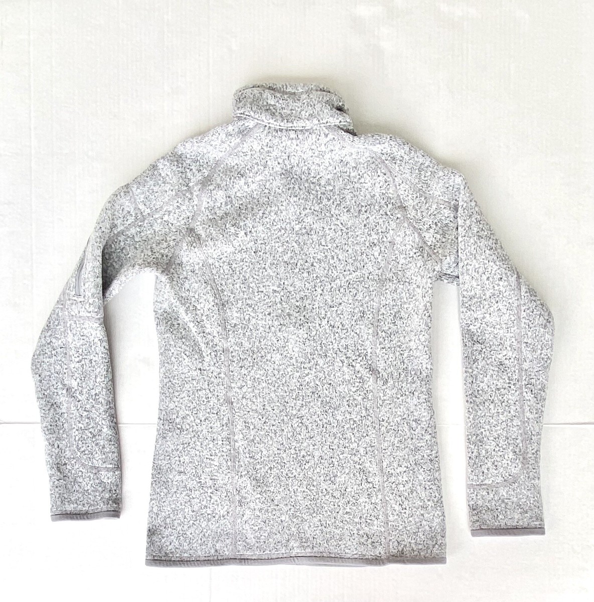 Women's Patagonia Better Sweater 1/4 Zip Birch White Fleece Women's Patagonia Better Sweater 1/4 Zip Birch White Fleece