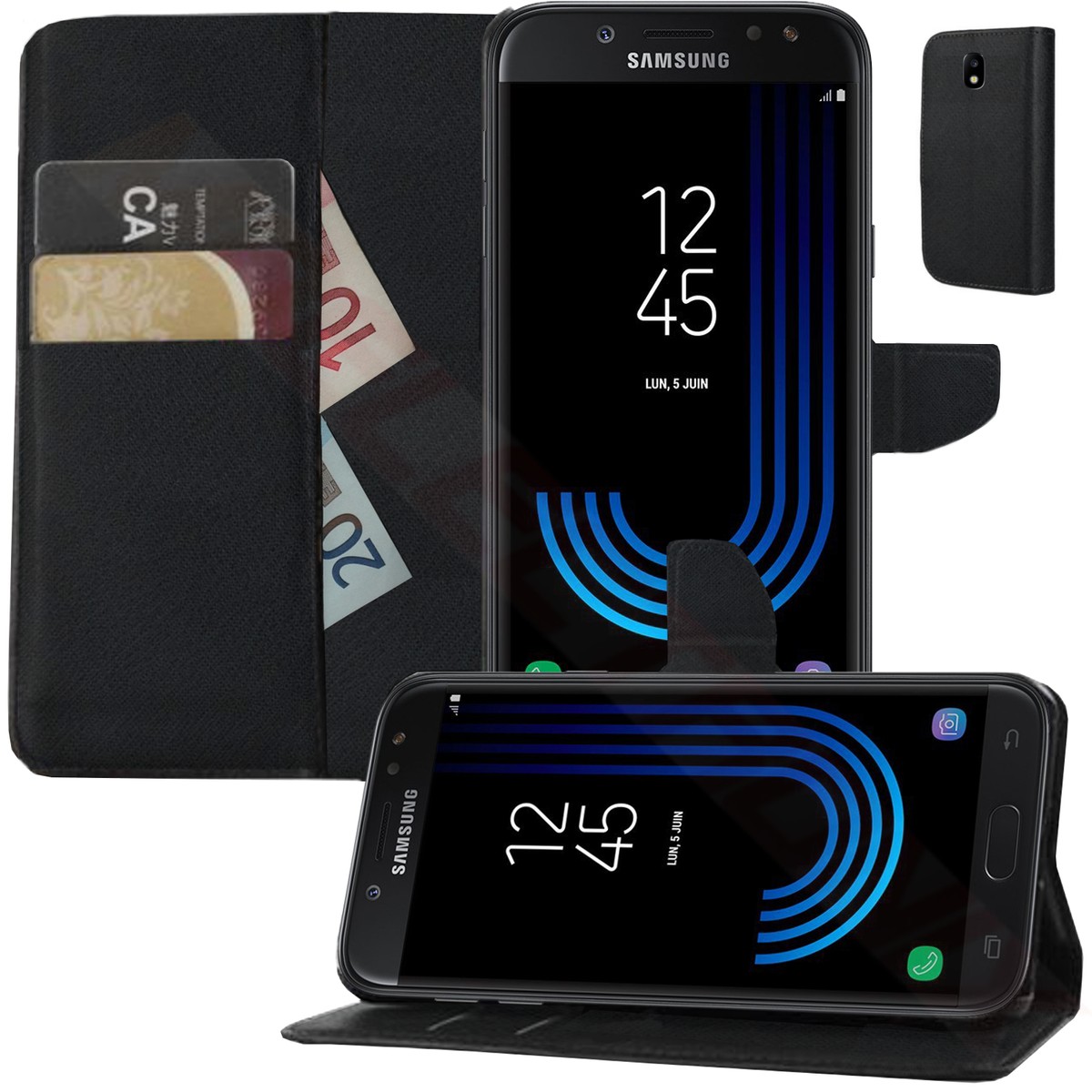 Book Flip Case Cover SM-J330F for Samsung Galaxy J3 2017 UK