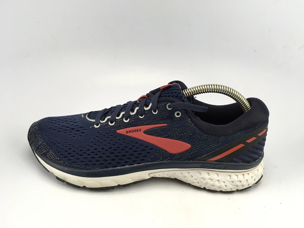 Brooks Men s Ghost 11 Navy Red White Athletic Running Shoes 10 D 1102881D428