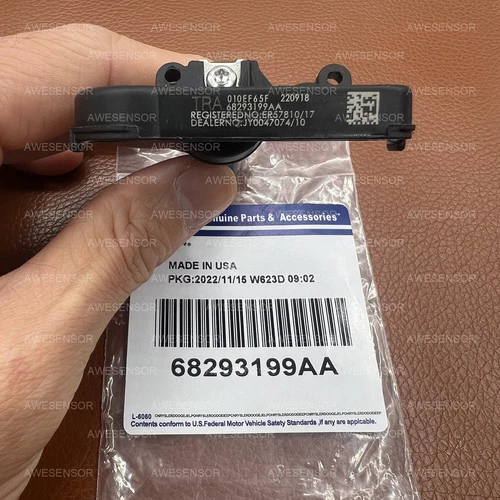 Genuine Tire Pressure Sensor TPMS OEM 68293199AA For 2019-2022 Dodge RAM 1500 DT - Picture 4 of 5