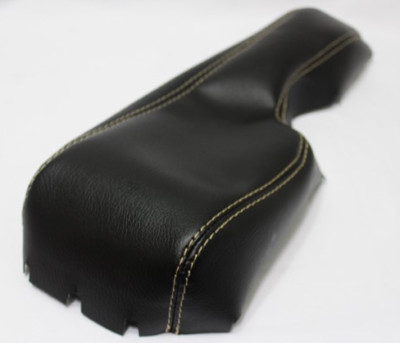 Console Lid Pull Over Cover Leather For Subaru Tribeca 2006-2014 Beige