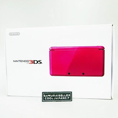 Nintendo 3DS Portable Video Game Console Gloss Pink Japan NEW | eBay
