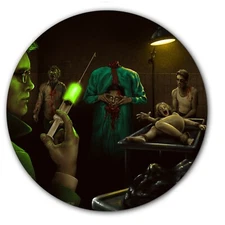 DJ Re-Animator Horror #3 DJ 7" inch Slipmat Portablism Turntable Slip Mat x1