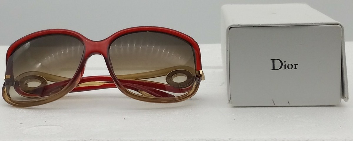 小物 Dior Vintage Two-tone color Sunglasses VINTAGE MISS DIOR TWO TONE AMBER MASK LIGHT BROWN LENSES