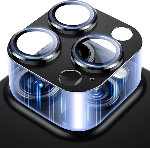 Szkło na aparat 3D do Apple iPhone 16 Pro / 16 Pro Max ochrona folia pancerna tytan - Zdjęcie 12 z 12