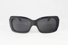 Moschino Sunglasses Women's Square MO523 01 Black-Stones 56mm Gray Lens NEW