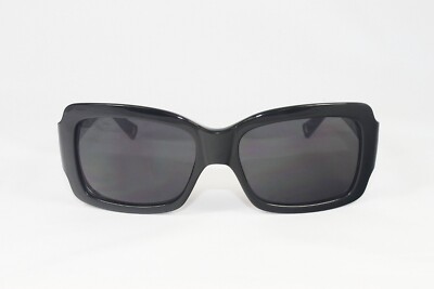 Moschino Sunglasses Women's Square MO523 01 Black-Stones 56mm Gray Lens NEW!