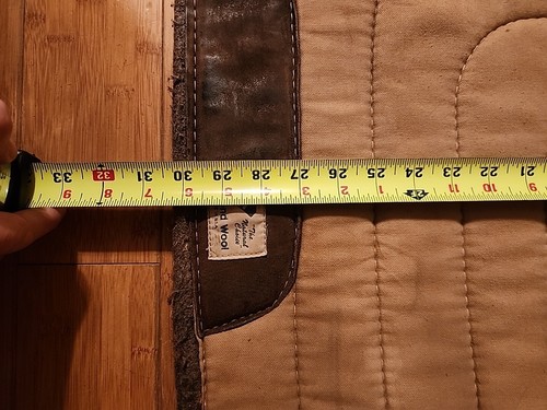Vintage Diamond Wool Saddle Pad 32"x30"x1" USA Made GUC - Picture 5 of 11