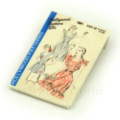 Puppenhaus Miniatur Hollywood Kleid Muster Paket 