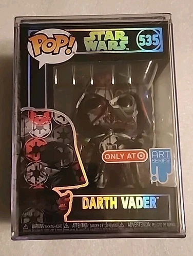 Funko Pop! Artist Series Star Wars Darth Vader Target Exclusive #535 Hard Stack
