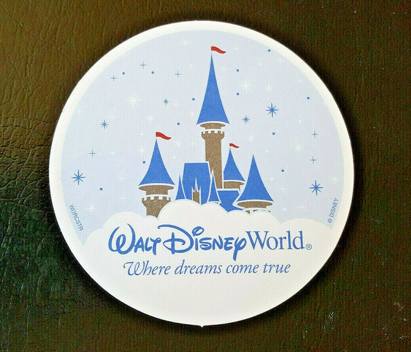 WALT DISNEY WORLD WHERE DREAMS COME TRUE COASTER Lot Of 7 MINT