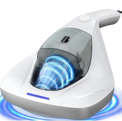 Mattress Vacuum Cleaner, Anti-allergen Bed Vacuum Cleaner with UV-C Light &...