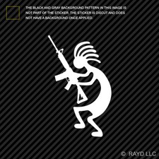 2x Ar15 Ar-15 Kokopelli Sticker Die Cut Decal Self Adhesive Vinyl Gun Rights