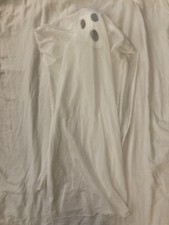 Hanging Cloth Ghost Decoration Posable Arms Halloween Decorations 16" x 30"