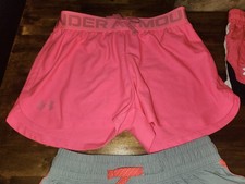 Under Armour Shorts Girls Youth Med. 5 Pair. Good Used Condition See Photos