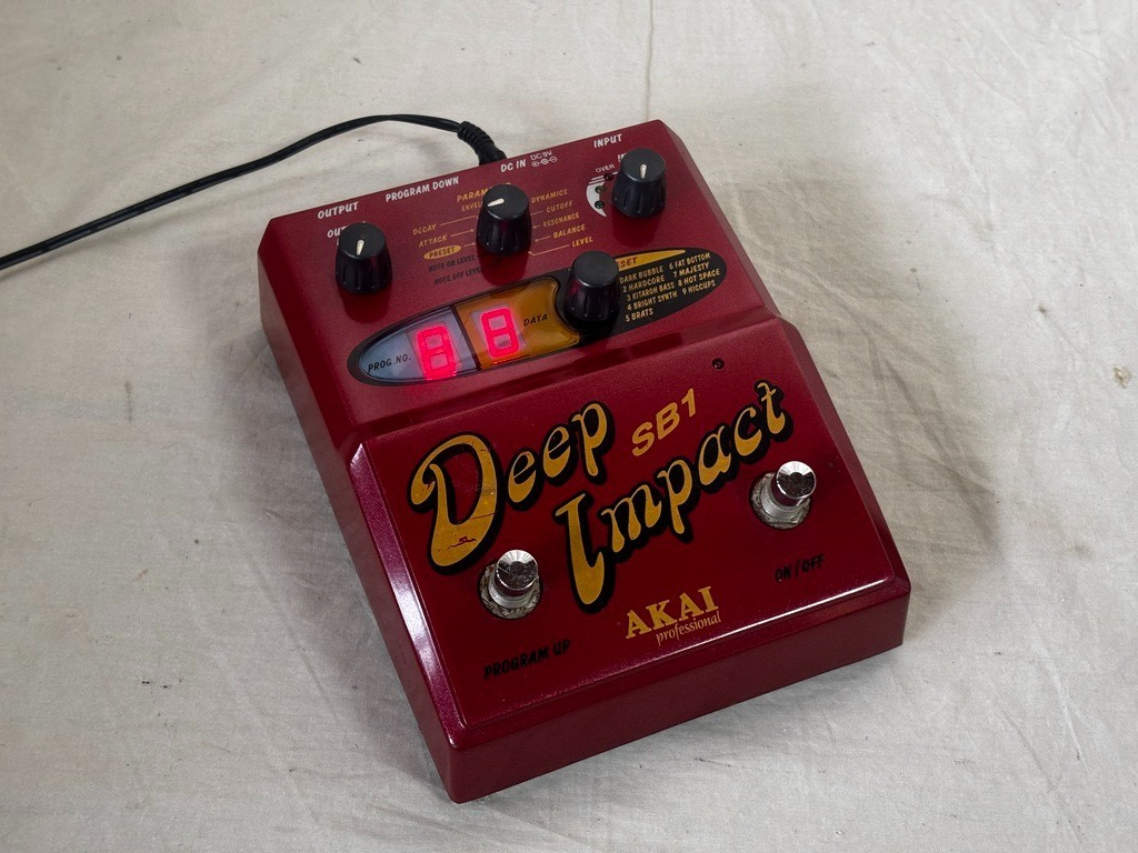 AKAI Deep Impact SB1 synthesizer シンセベース Akai SB1 Deep Impact Bass Synth w/ power supply | eBay