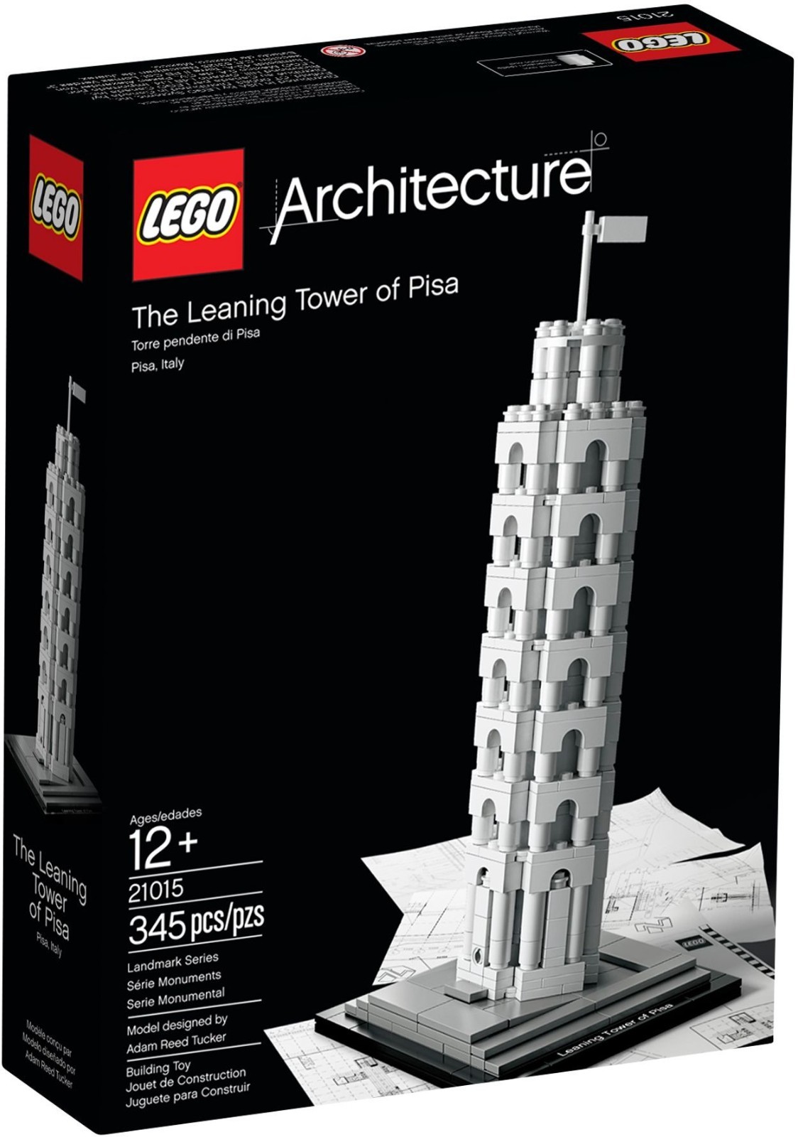 LEGO 21015 The Leaning Tower of Pisa Architecture Brand New Sealed 2013