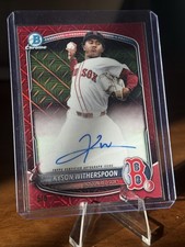 2025 Bowman Draft | Kyson Witherspoon Red Sox | Color-Match | Red Mojo 5/5