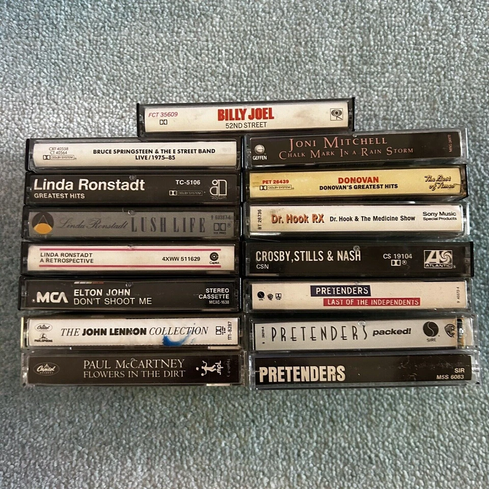 Cassette Tape Lot Billy Joel Elton John Paul McCartney Crosby Stolls Nash Joni - Image 4 of 4
