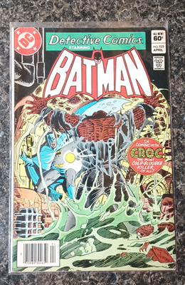 DETECTIVE COMICS #525 BATMAN KILLER CROC By DAN JURGENS + GREEN ARROW DC 1983