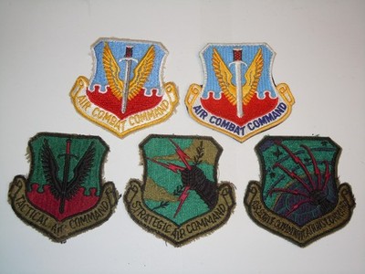 5 x USA Air Force verwandte Schulteraufnäher - Air and Communications Command