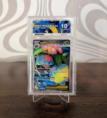 Pokémon TCG Mega Venusaur EX Full Art 155/132 - ACE 10 Gem Mint