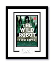 The Wild Robot Peter Brown Autographed Signed 11x14 Framed Photo ACOA