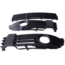 3 Pcs Bumper Grille Fog Light Grille Cover Kit For Vw Passat B5 01-05 S