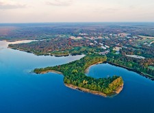 Doppelhaush&auml;lfte in Hinterpommern mit Garten, Gross-Born (Borne Sulinowo), Polen