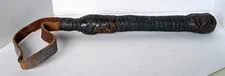 Vintage Leather Braided Police Sap - For Display Only