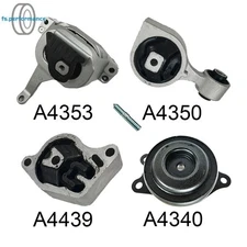 4PCS Engine Motor Mount Set For 2007-2016 Nissan Altima 2.5L Auto Transmission