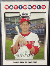 2008 Topps Updates & Highlights #UH259 Aaron Boone Washington Nationals