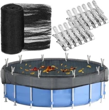 29.5 Feet round Pool Leaf Net Cover for 28FT above Ground Pool, Winter Cover Mes