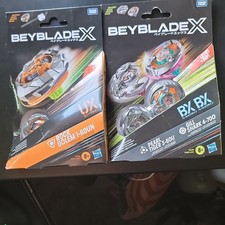 Beyblade X Rock Golem 1-60UN  Pearl Tiger/Gill Shark Dual Pack Hasbro New